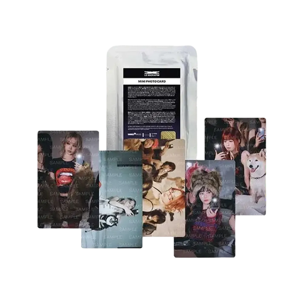 LE SSERAFIM Mini Photo Card "5EA / 1SET(Random)"