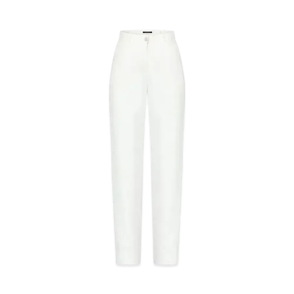 Louis Vuitton Straight Cut Twill Pants "Milky White"