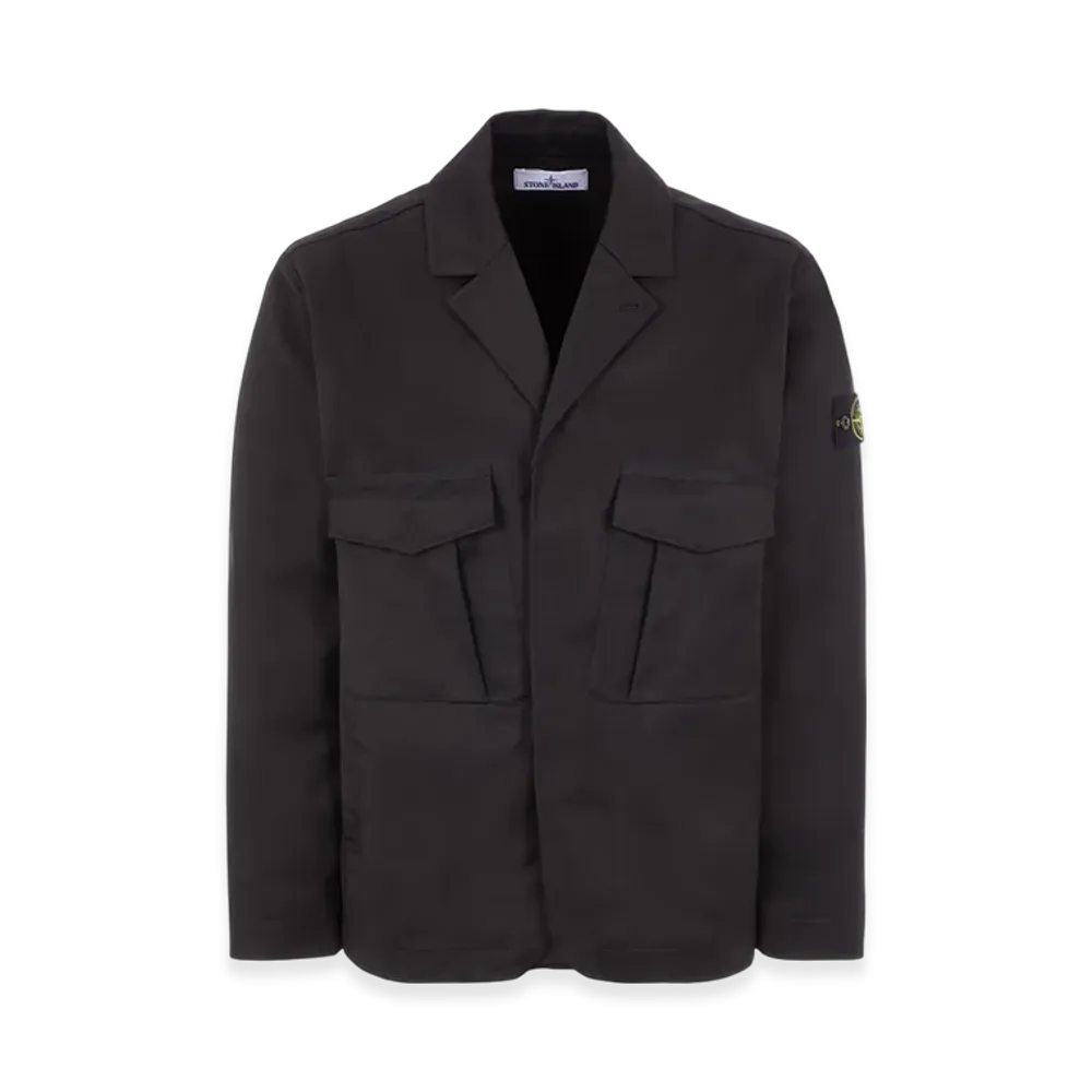 Stone Island A0128 Workwear R-Gabardine 3/1 - 23SS "Black"