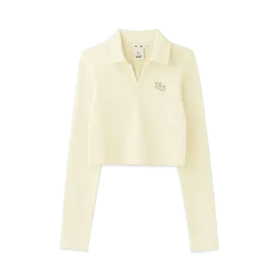 X-Girl Baby Polo Top "Off White"