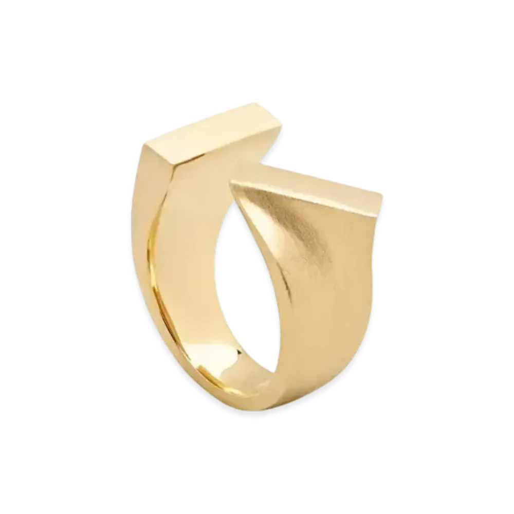 TOMWOOD Tilt Ring "Gold"