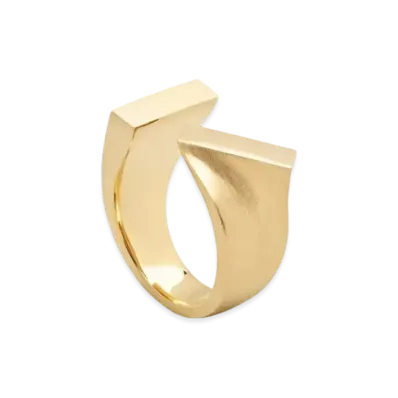 TOMWOOD Tilt Ring "Gold"