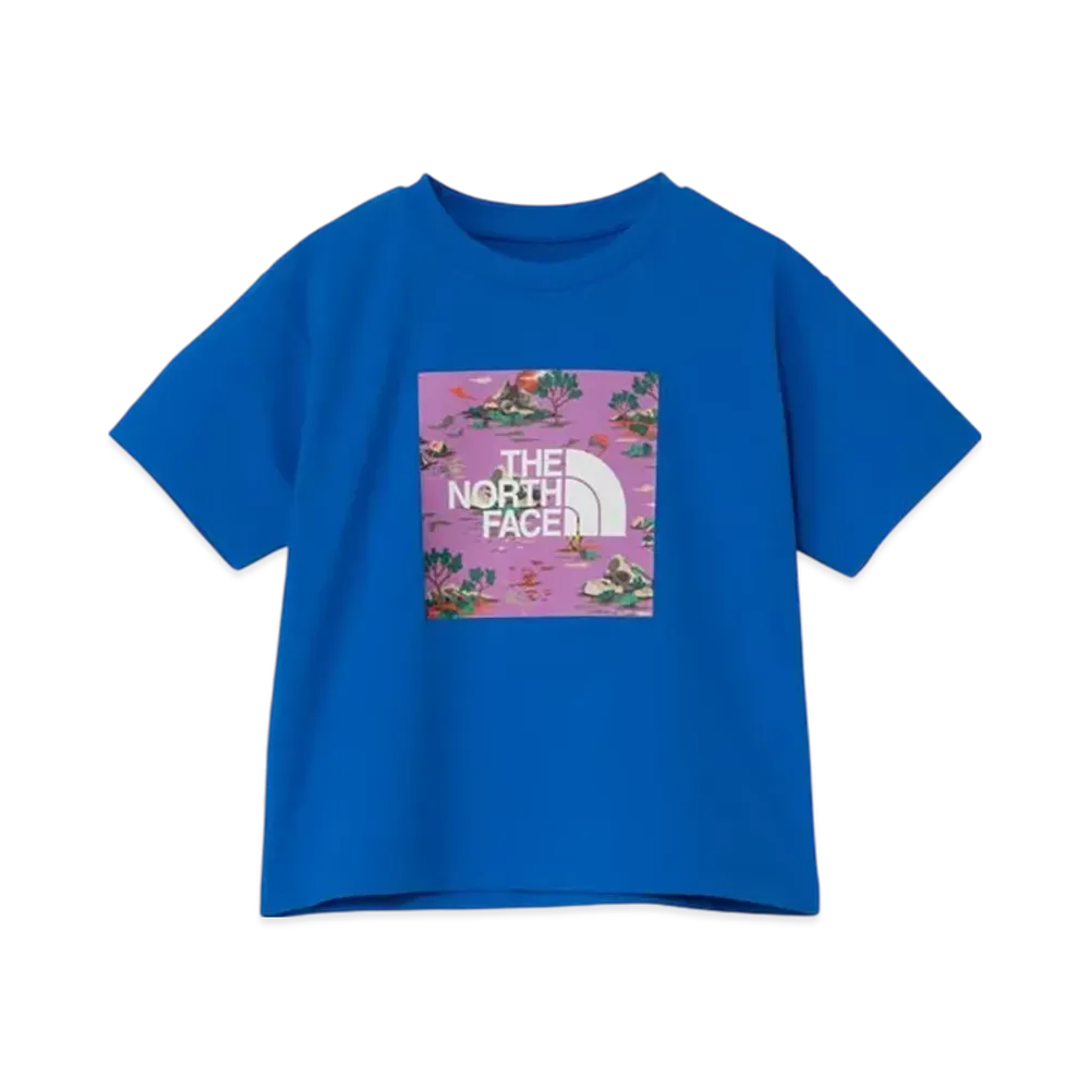 The North Face Kids Toddler Short Sleeve Sunshade Graphic Tee "Hero Blue"