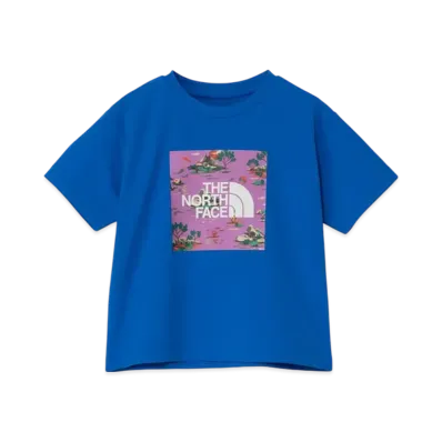 The North Face Kids Toddler Short Sleeve Sunshade Graphic Tee "Hero Blue"