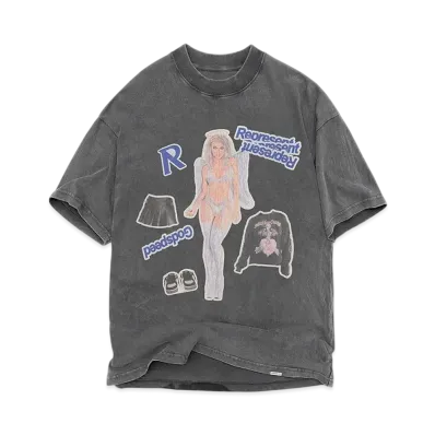 REPRESENT Question Your Innocence T-Shirt "Vintage Grey"