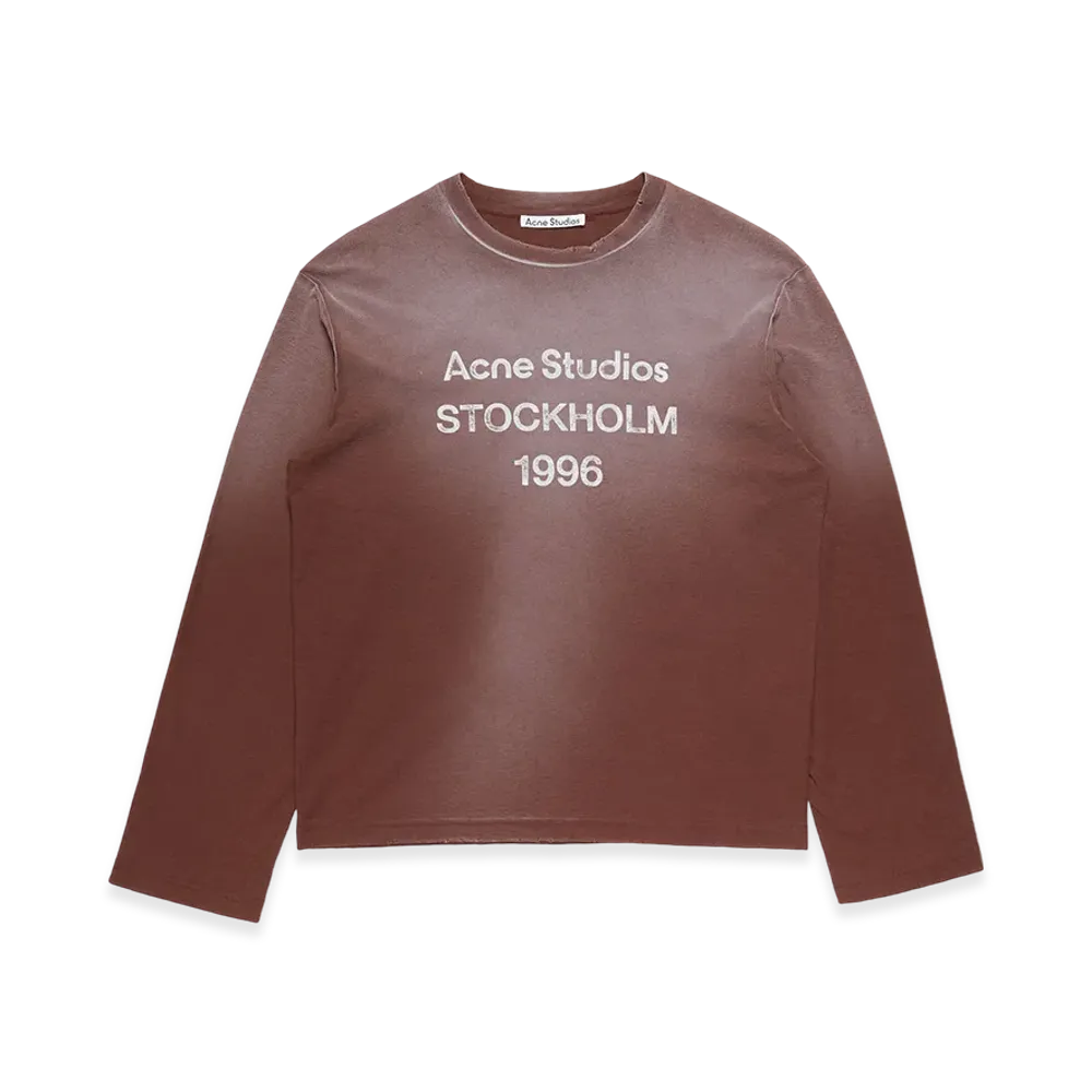 Acne Studios Logo T-Shirt - Relaxed Fit "Chocolate Brown"