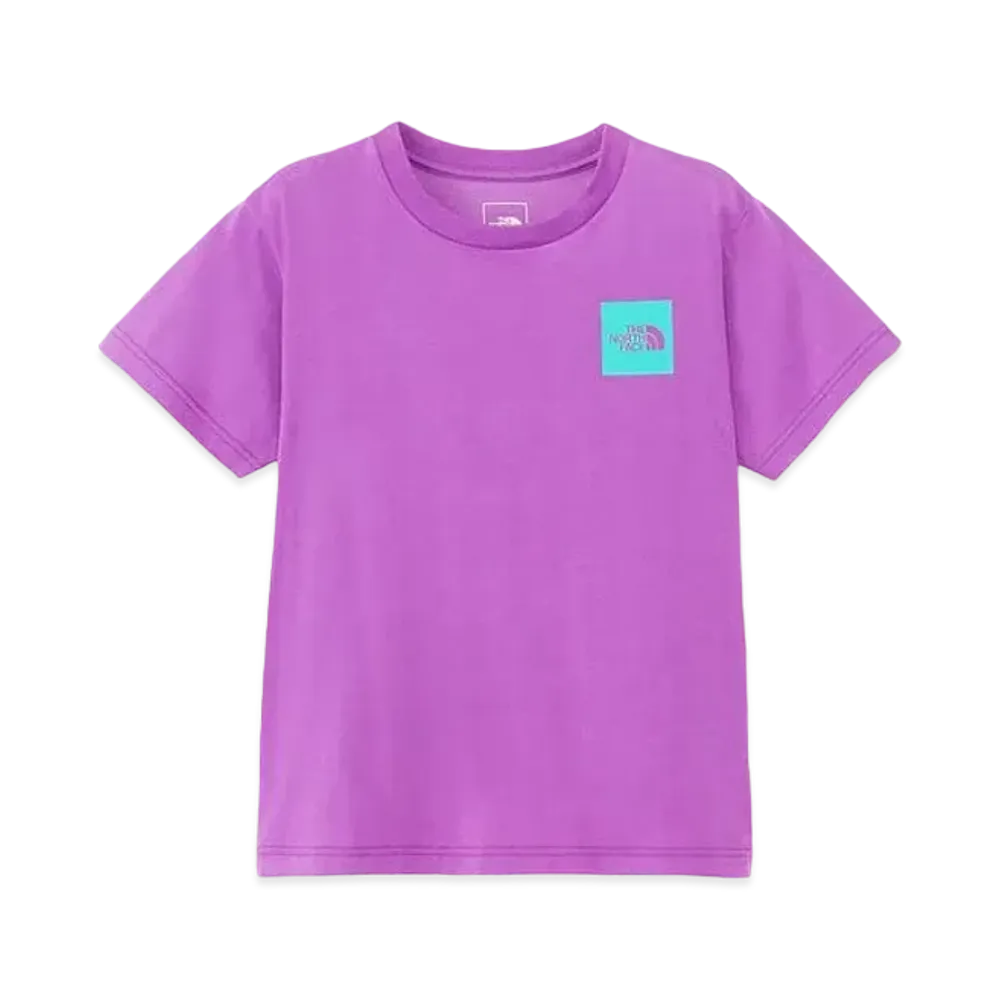 The North Face S/S Small Square Logo Tee Kids "Aubergine"