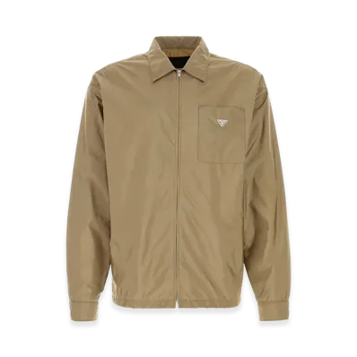 PRADA Re-Nylon Shirt "Beige"