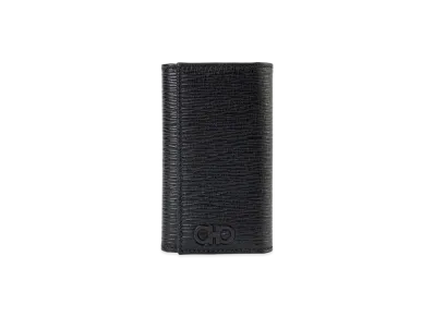 Salvatore Ferragamo Key Case "Black/Dark Rain"