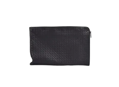 Bottega Veneta Intrecciato Document Case "Black"