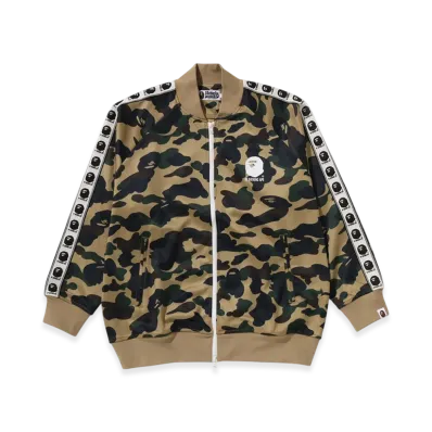 A BATHING APE 1St Camo Relaxed Fit Track Jacket "Yellow"