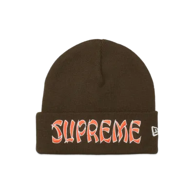 Supreme New Era Action Beanie "Brown"