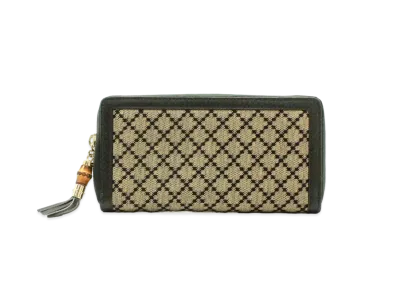 GUCCI Land Fastener Bamboo Tassel Diamante "Black"