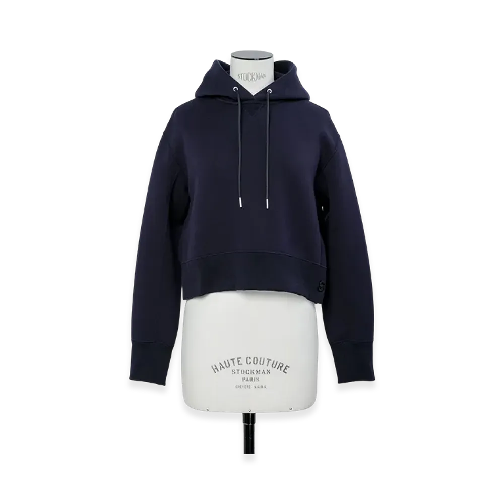 sacai S Sponge Sweat Hoodie "Navy"