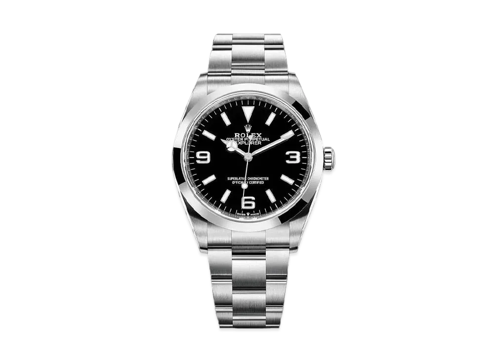 ROLEX Explorer I 40mm "Black/Stainless Steel"
