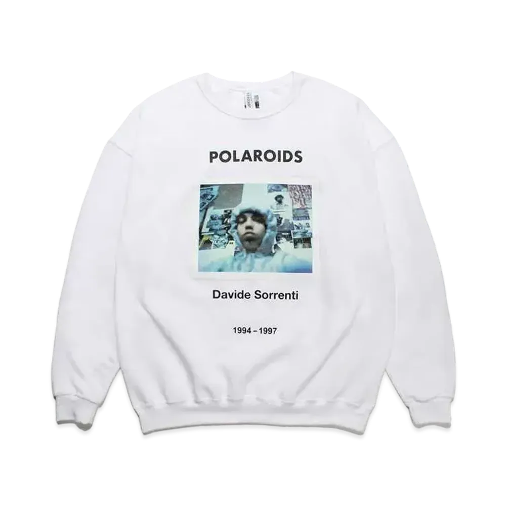 WACKO MARIA Davide Sorrenti / Sweat Shirt "White"