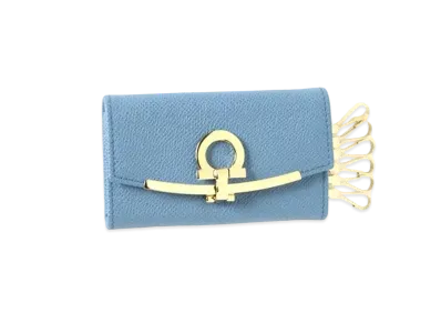 Salvatore Ferragamo Gancini Keyring "Chambray"