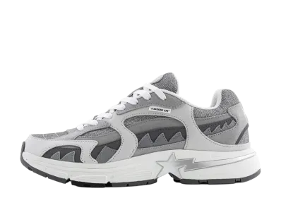 A BATHING APE BAPE Women's SHARK STA #1 "Silver"
