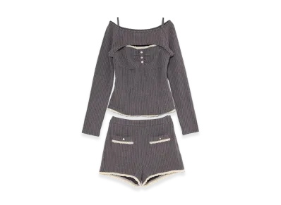 ANDMARY Women's Bibi Cable Set Up "Gray"