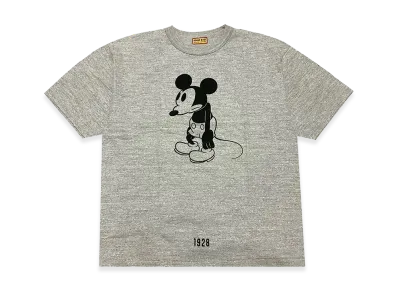 HUMAN MADE x Mickey Mouse Graphic T-Shirt #1 1928 Kyoto Exclusive "Grey"
