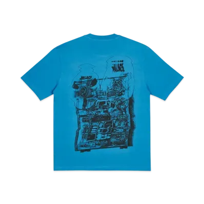 PALACE Tri-Wobble T-Shirt "Blue"