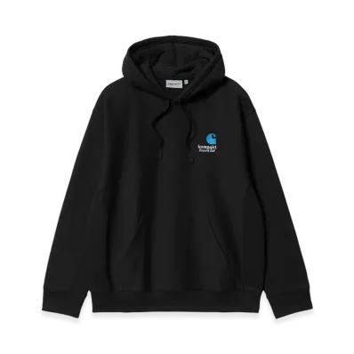Carhartt WIP Hooded Kompakt Sweat "Black"