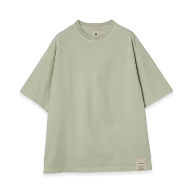YOKE Brewed Protaintm Blend Cotton Jersey Yoke T-Shirt "Leaf Green"