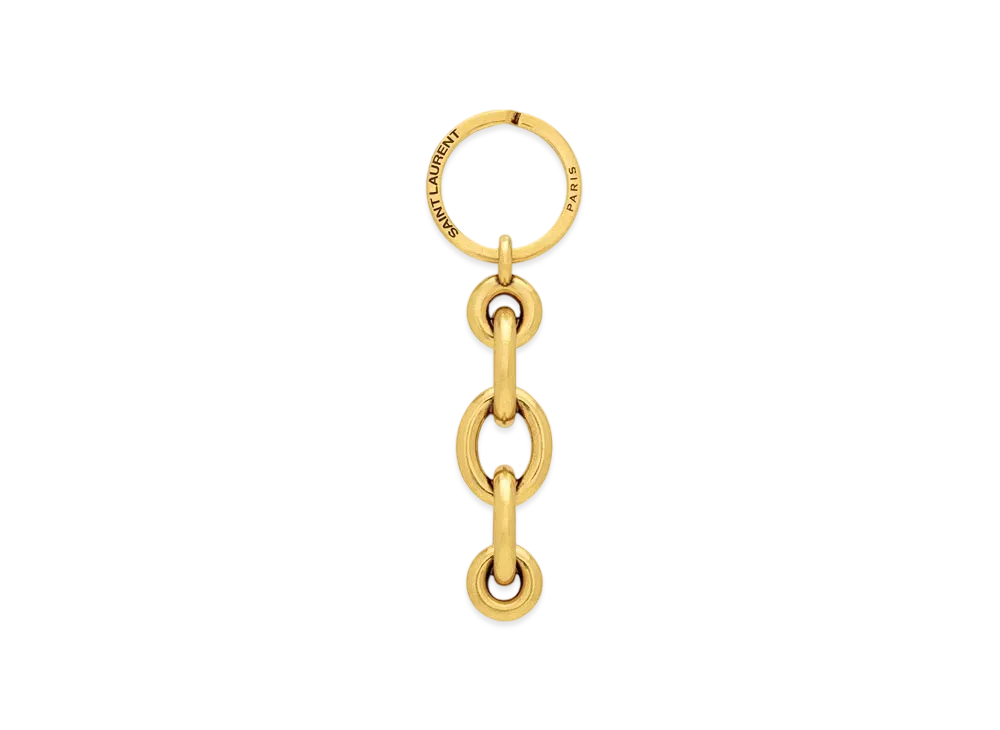 SAINT LAURENT Le Maillon Saint Laurent Keyring "Bronze"