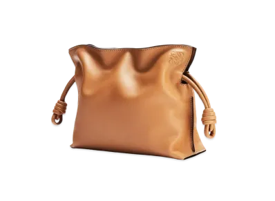 LOEWE Mini Flamenco Clutch In Nappa Calfskin "Warm Desert"