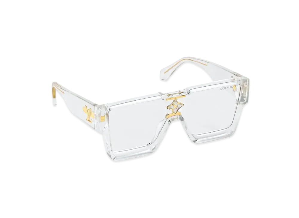 Louis Vuitton Cyclone Sunglasses "Transparane"