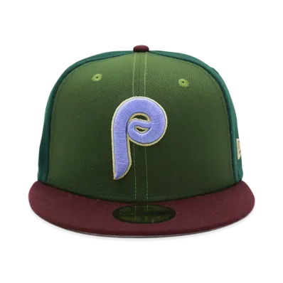 NEW ERA x THE CAP 5950 Philadelphia Phillies Rifle "Green/Dark Green"