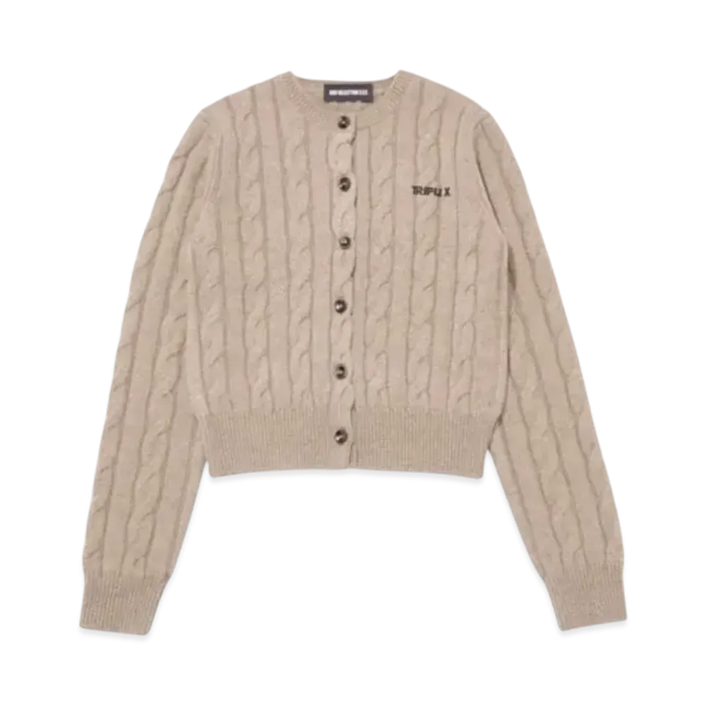 GOD SELECTION XXX Cable Cardigan GXL-A25-KN-01 "Beige"