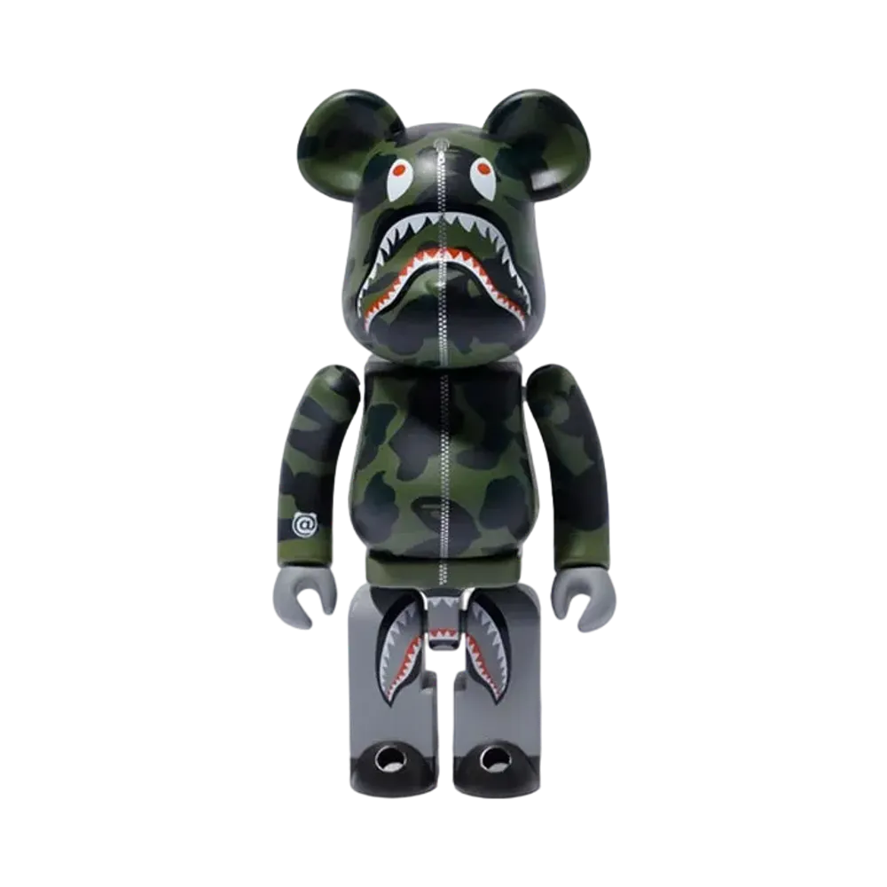 Bearbrick x Medicom 1st Camo Shark Superalloy Chogokin 200%