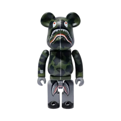 Bearbrick x Medicom 1st Camo Shark Superalloy Chogokin 200%