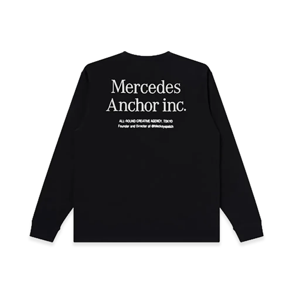 Mercedes Anchor inc. Logo L/S Poket Tee "Black"