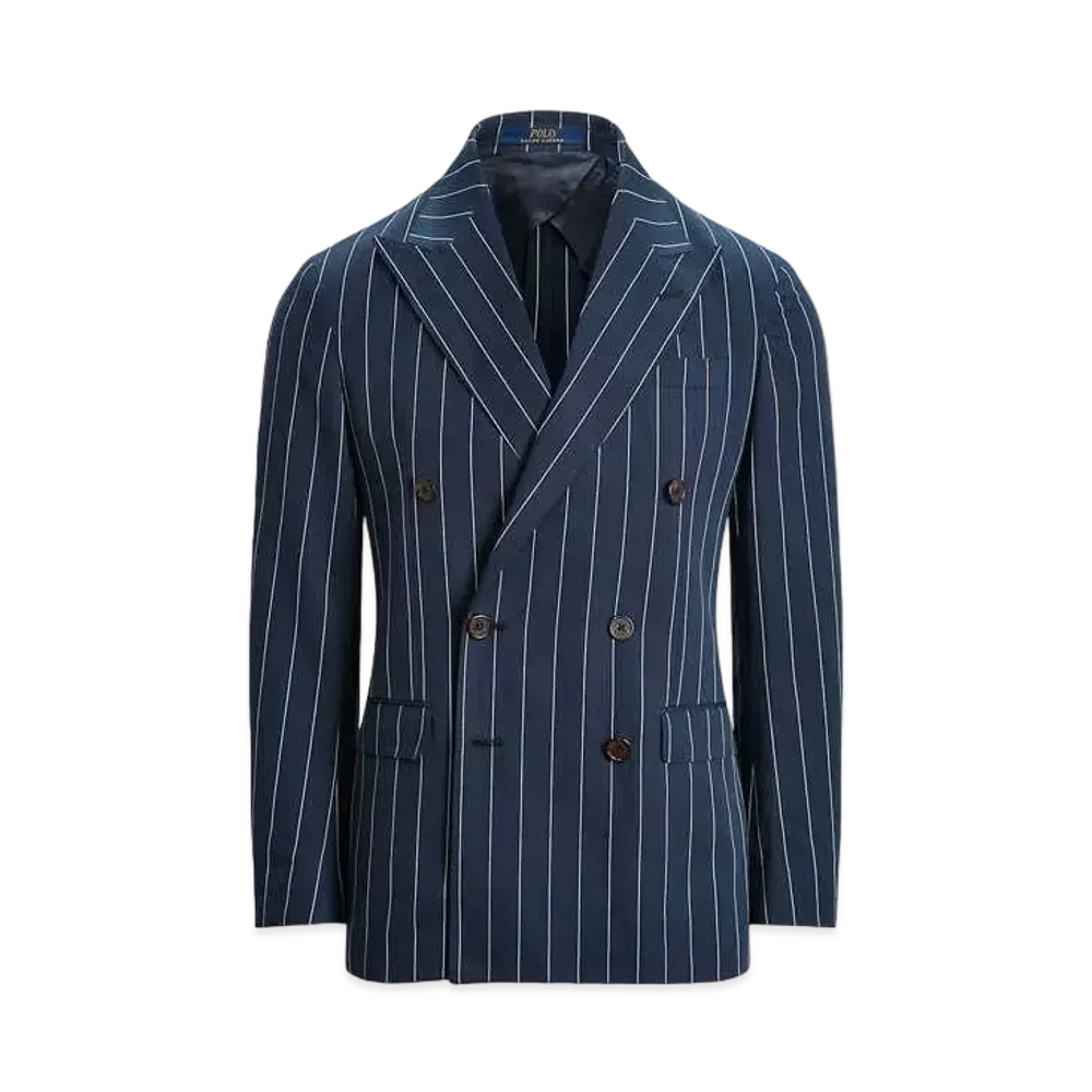 Polo Ralph Lauren Polo Soft Striped Twill Suit Jacket "Navy"
