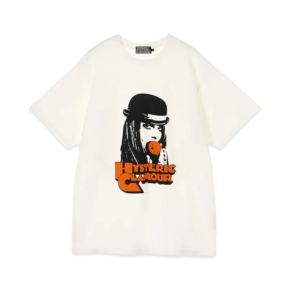 HYSTERIC GLAMOUR HYS Plus Tee "White"