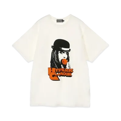 HYSTERIC GLAMOUR HYS Plus Tee "White"