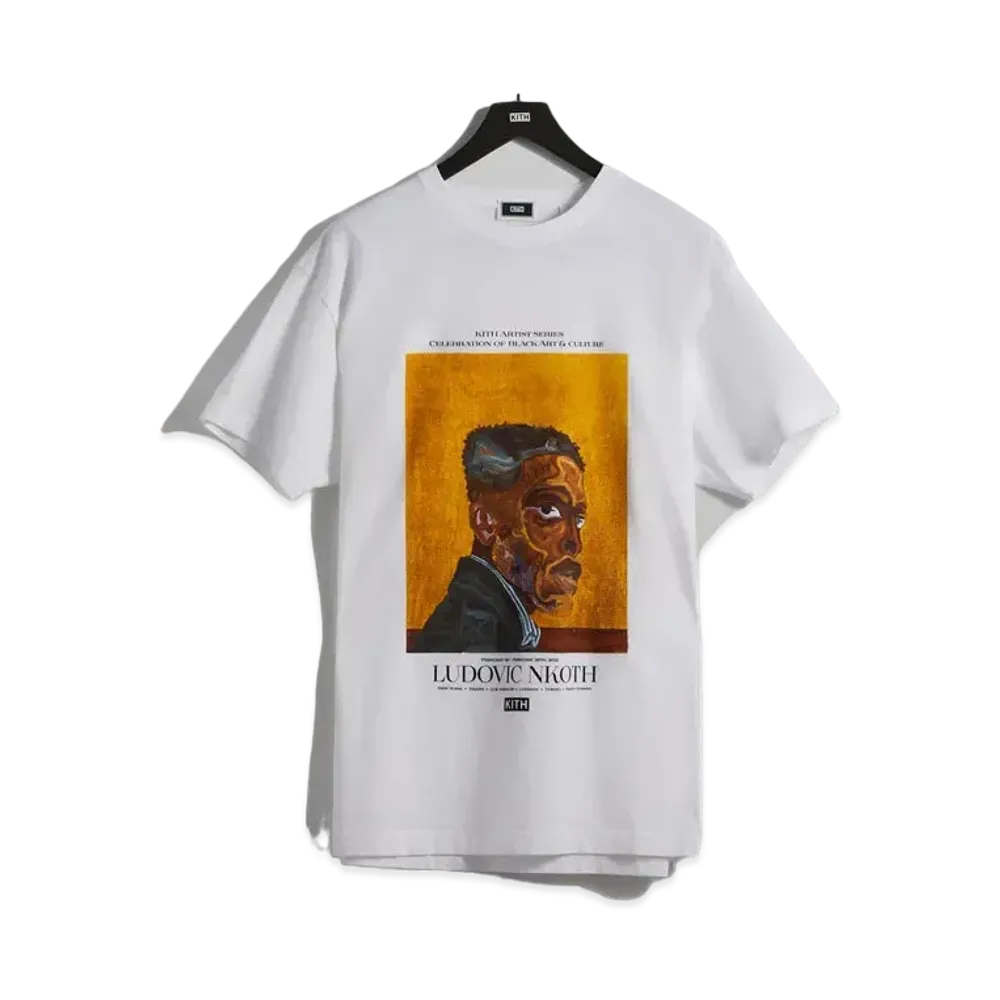 Kith x Ludovic Nkoth Gallery Tee "White"