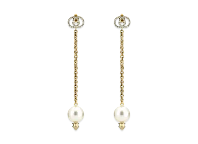 GUCCI Interlocking G Earrings With Pearl