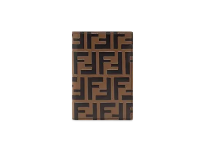FENDI Passport Cover Leather Passport Cover "Brown"