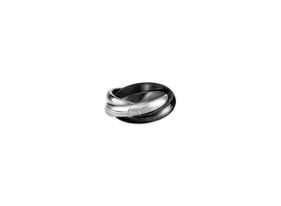 Cartier Trinity Ring Classic Ceramic "White Gold/Ceramic"