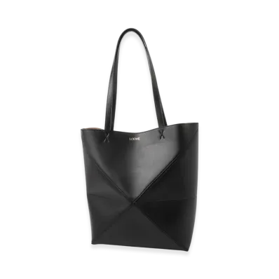 LOEWE Puzzle Fold Tote Medium "Black"