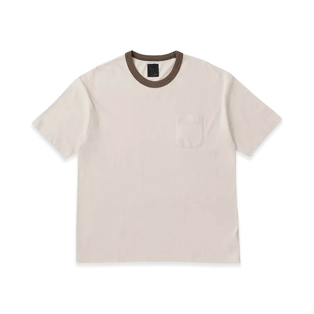 visvim Jumbo Tee S/S 2-Tone "Light MUD"