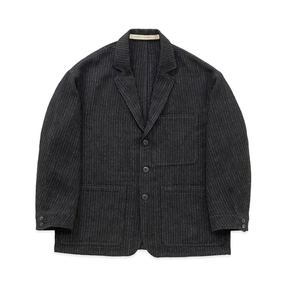 visvim Railwood Jacket "Black Stripe"