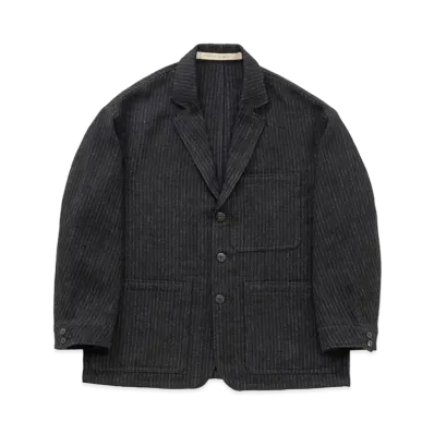 visvim Railwood Jacket "Black Stripe"