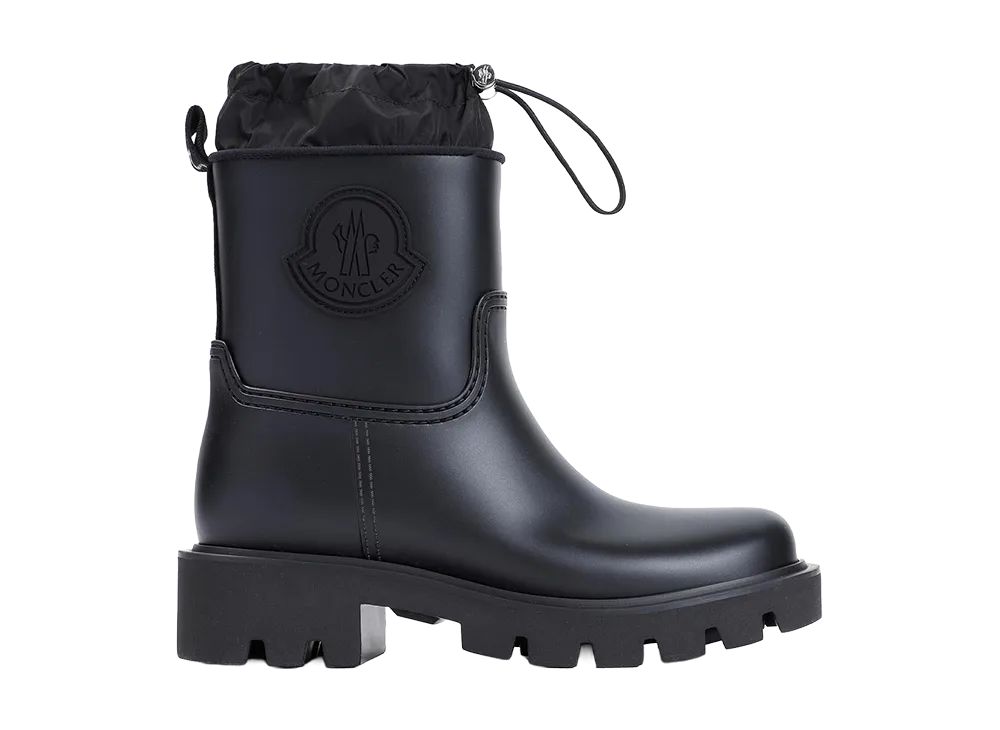 Moncler Women's Kickstream Rain Boots "Black"