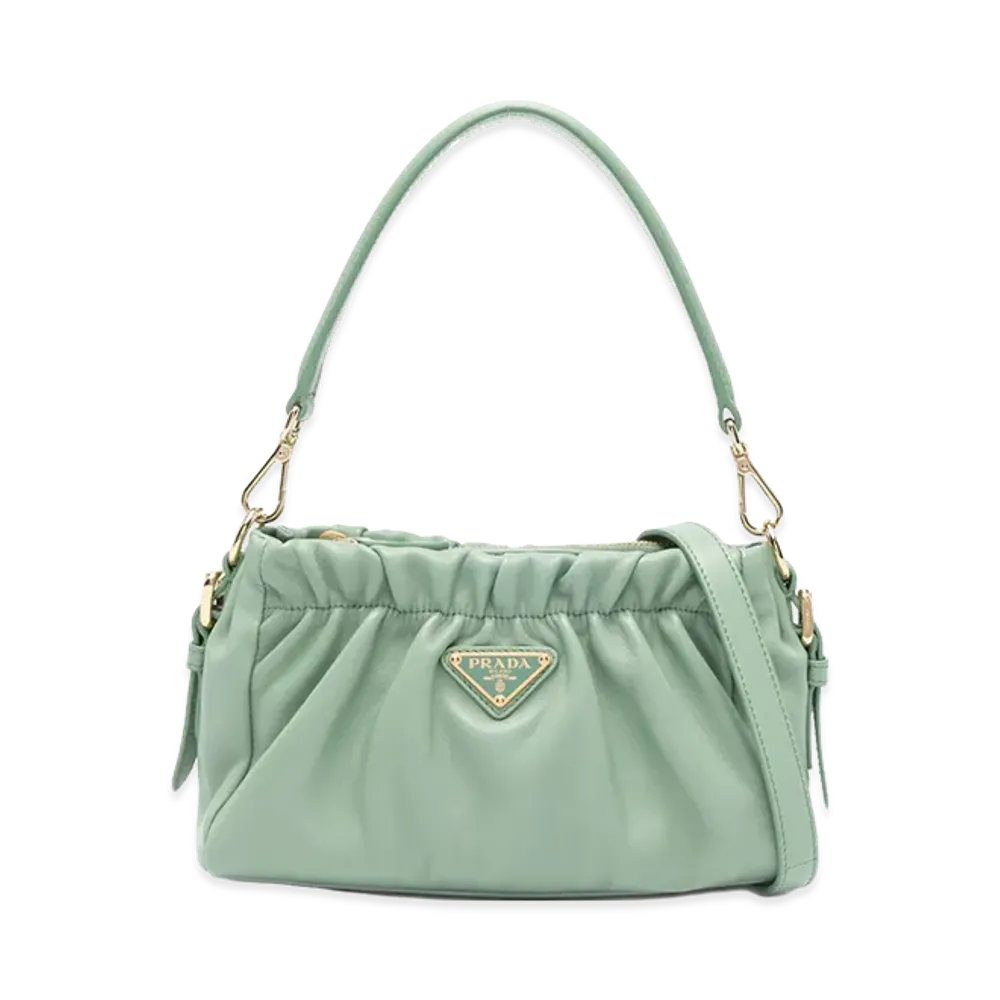 PRADA Women's Nappa Crossbody Bag "Green"