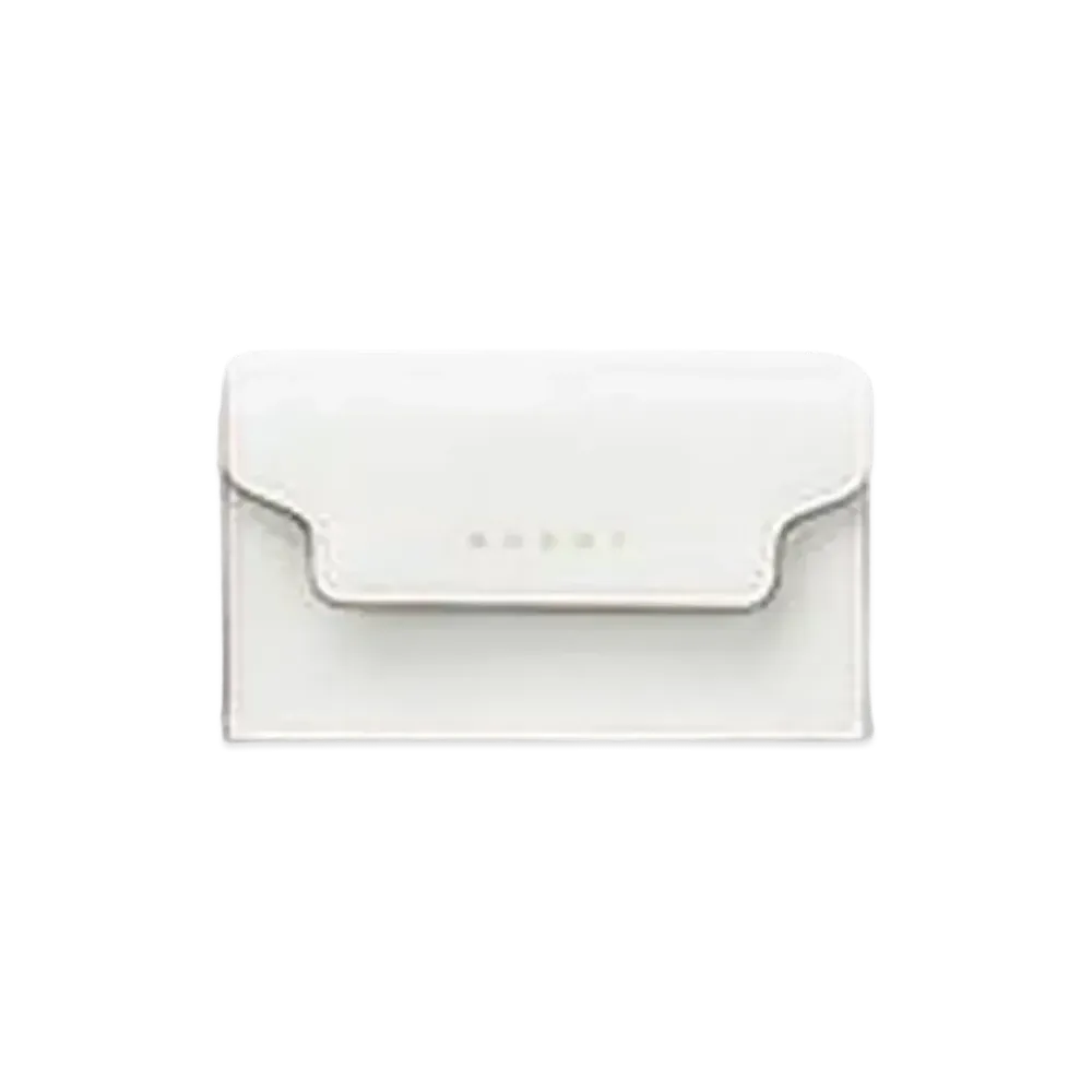 Marni Card Case in Coloured Saffiano Leather "Mono"
