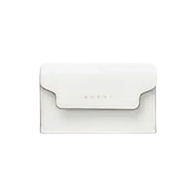 Marni Card Case in Coloured Saffiano Leather "Mono"